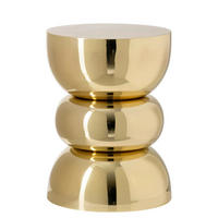 BEISTELLTISCH Metall 32/32/43,5 cm  - Goldfarben, Basics, Metall (32/32/43,5cm) - Ambia Home
