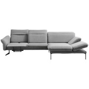 WOHNLANDSCHAFT in Textil Hellgrau - Anthrazit/Hellgrau, Design, Textil (299/203cm) - Himolla