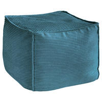 POUF Petrol Textil  - Petrol, Konventionell, Textil (66/40/66cm) - Hom`in