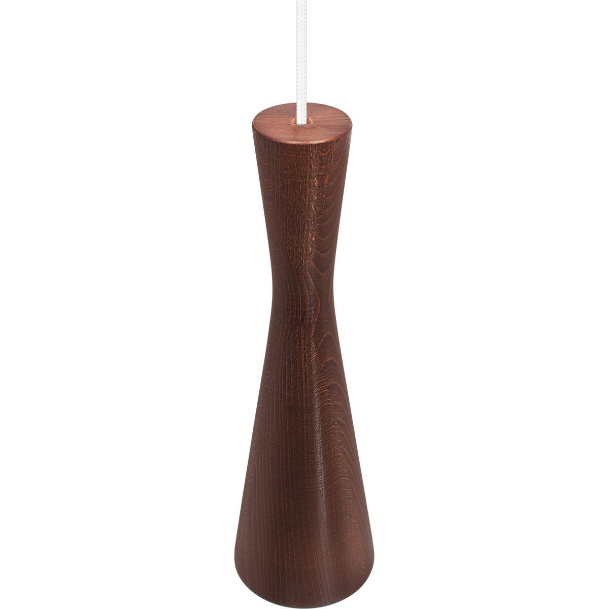 ZÁVĚSNÉ SVÍTIDLO, 10/90-140 cm  - bílá/barvy ořechu, Natur, dřevo (10/90-140cm)