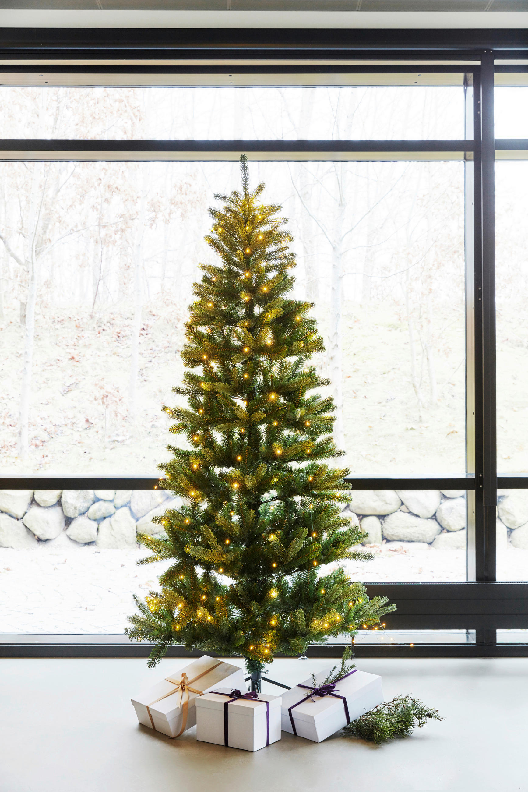 WEIHNACHTSBAUM 210 cm  - Waldgrün, KONVENTIONELL, Kunststoff (108/210cm)