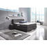 BOXSPRINGBETT Flachgewebe 180/200 cm INKL. Matratze - Chromfarben/Grau, Design, Kunststoff/Textil (180/200cm) - Carryhome