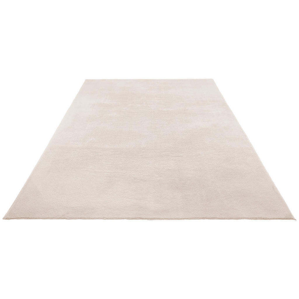 Thumbnail - Novel Hochflorteppich, Beige, Textil, Hase, rechteckig, 160x230 cm, Oeko-Tex® Standard 100, rutschfest, pflegeleicht, le...