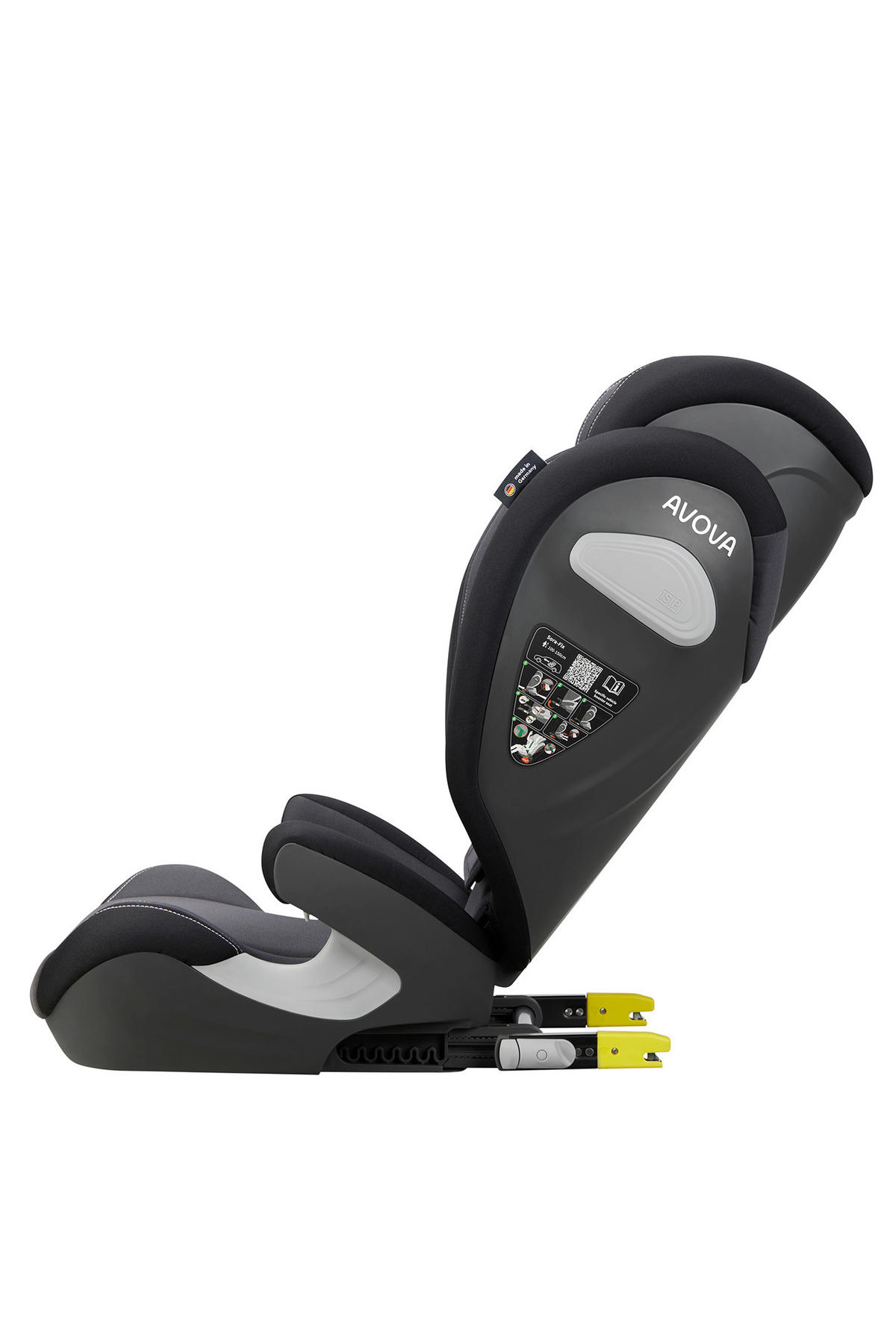 KINDERAUTOSITZ Sora Fix  - Dunkelgrau/Schwarz, Basics, Kunststoff/Textil (52/83/39cm)