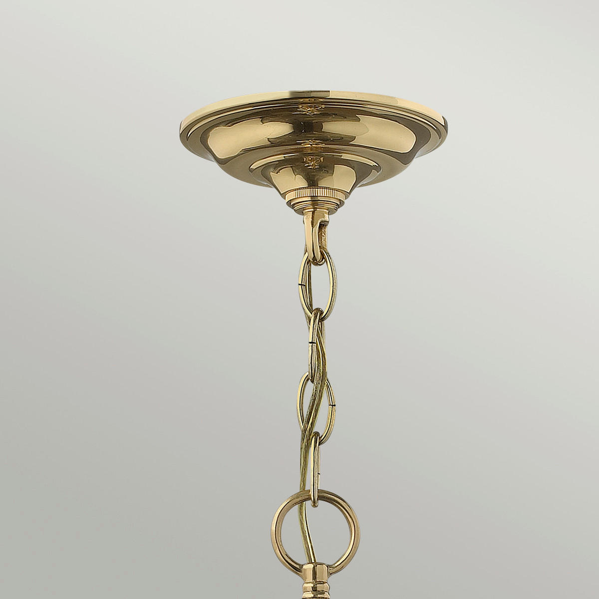 HÄNGLAMPA Elstead HK-Gentry 35.4/74.1 cm  - mässingsfärgad, Romantik / Lanthus, metall/glas (35.4/74.1cm) - Elstead Lighting