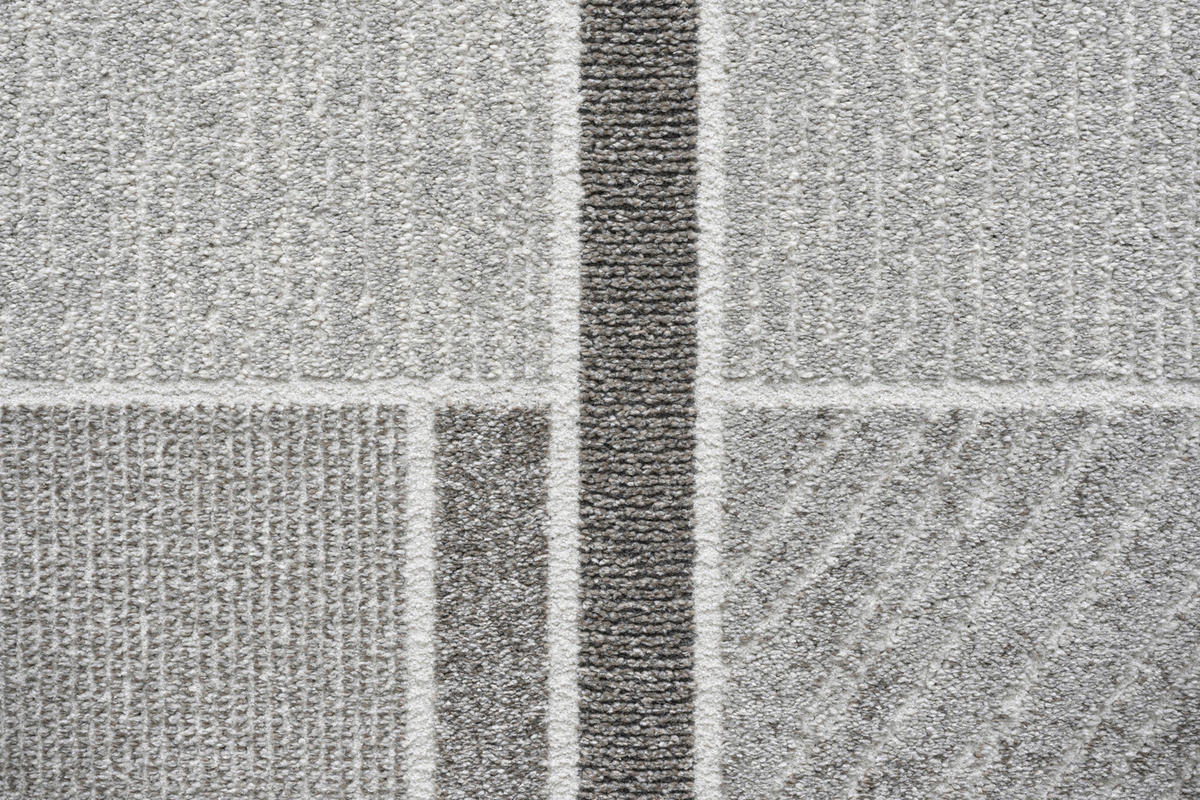 WEBTEPPICH 200/290 cm Valencia Grau, Hellgrau, Dunkelgrau  - Dunkelgrau/Hellgrau, Design, Textil (200/290cm) - Novel