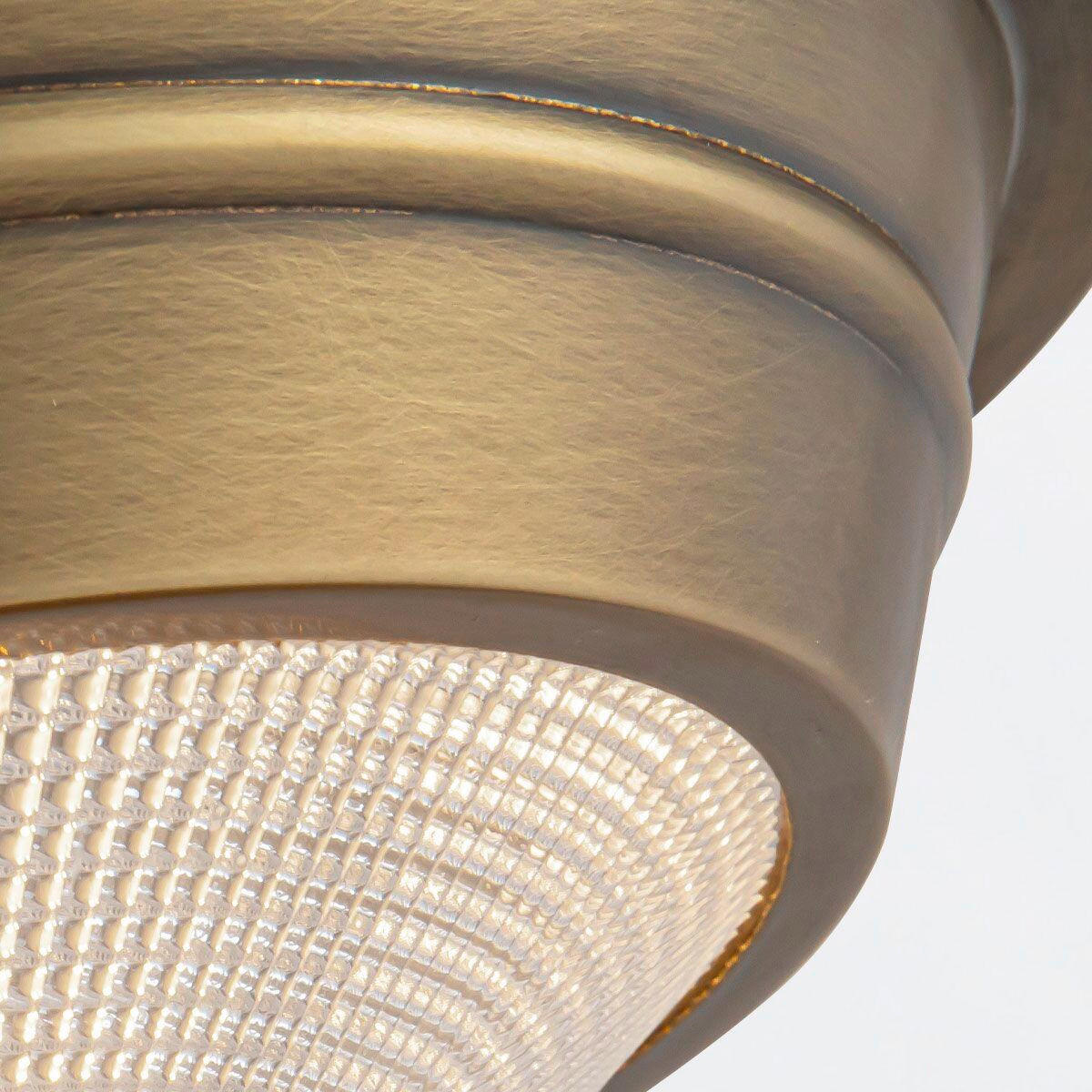 DECKENLEUCHTE 25,9/12,5 cm    - Messingfarben, KONVENTIONELL, Glas/Metall (25,9/12,5cm) - Elstead Lighting