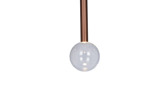 LED-HÄNGELEUCHTE 90/10/180 cm  - Klar/Schwarz, Design, Glas/Metall (90/10/180cm) - Dieter Knoll