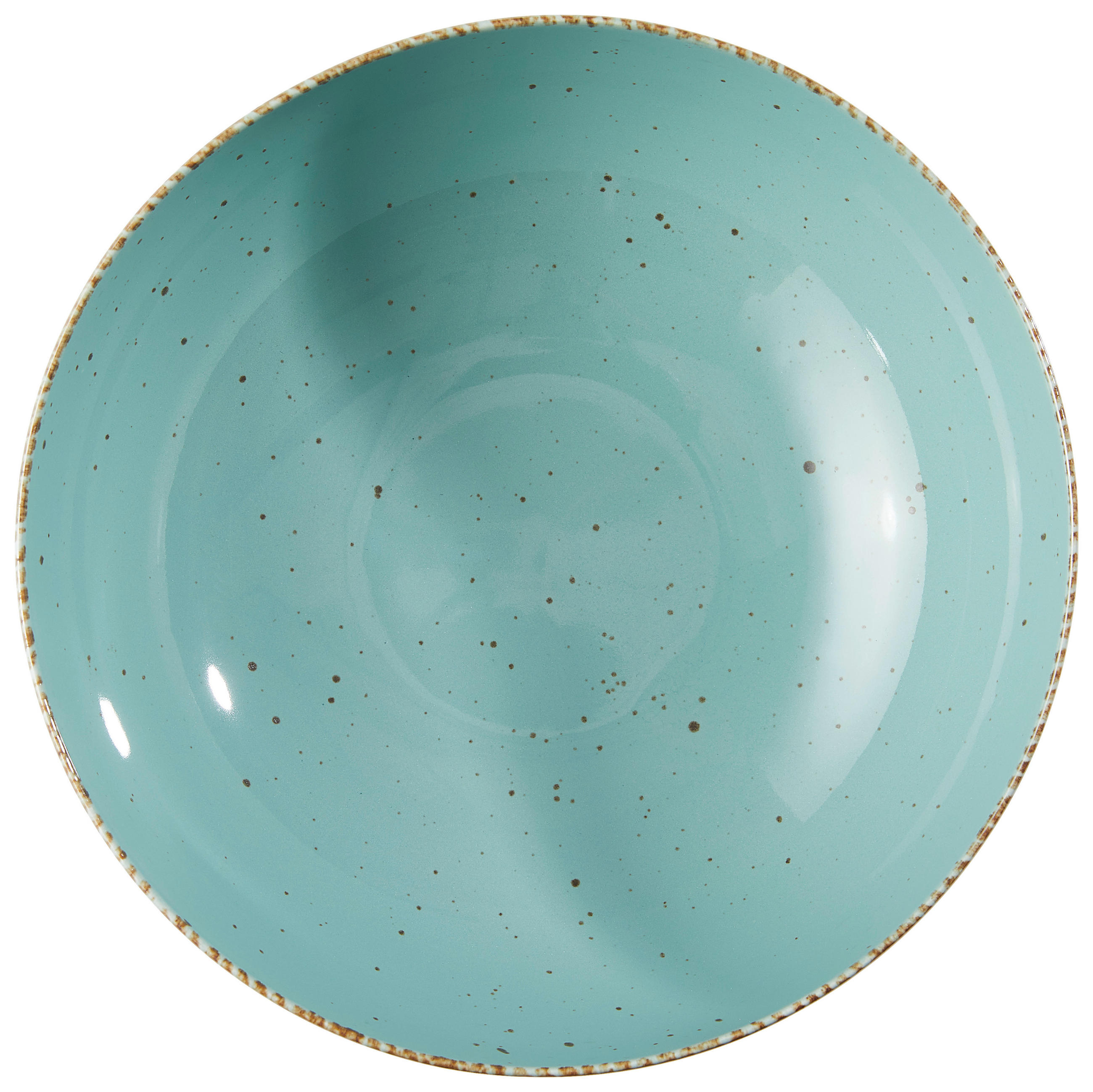 SALATSCHÜSSEL  Urban Life 23 cm  - Türkis, LIFESTYLE, Keramik (23cm) - Landscape