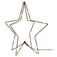 LED-DEKOLEUCHTE   - Schwarz, Design, Metall (42cm) - X-Mas