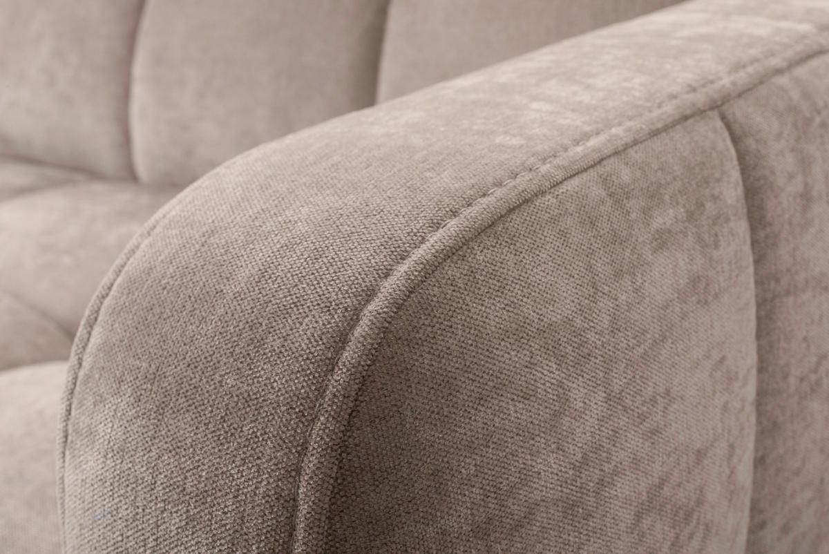 KLUPA KUTNA  bež  drvo, tekstil, drvni materijal      - bež/crna, Moderno, drvni materijal/drvo (245/157cm) - Livetastic