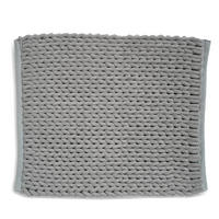 BADEMATTE Hellgrau 65/55 cm  - Hellgrau, KONVENTIONELL, Textil (65/55cm) - Kela