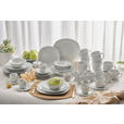 KOMBISERVICE Weiß Ascona 62-teilig 6 Personen  - Weiß, Basics, Keramik - Novel