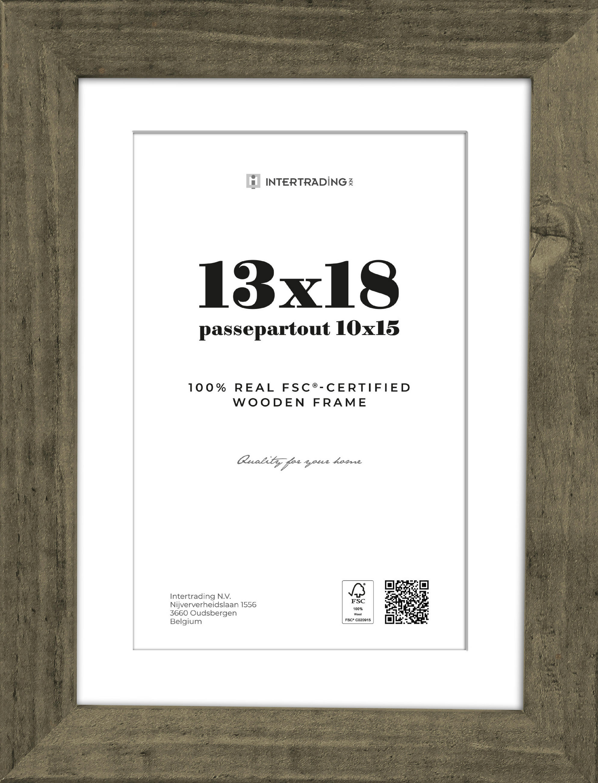 BILDERRAHMEN 16,2/21,2/2,7 cm  - Wengefarben, Basics, Holzwerkstoff (16,2/21,2/2,7cm)