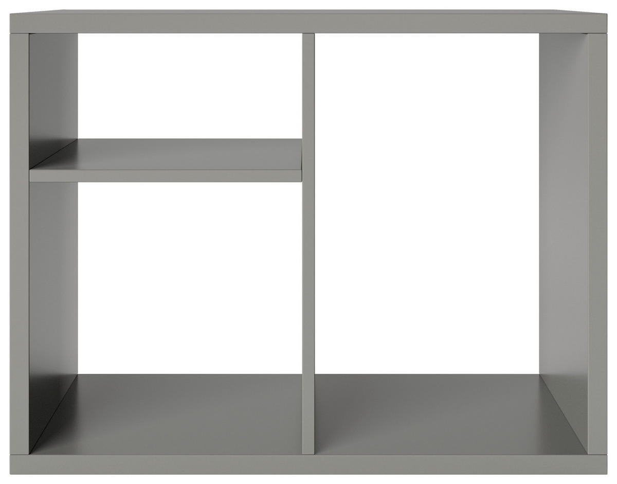 REGAL Grau  - Grau, Basics, Holzwerkstoff (75/58/34cm) - MID.YOU