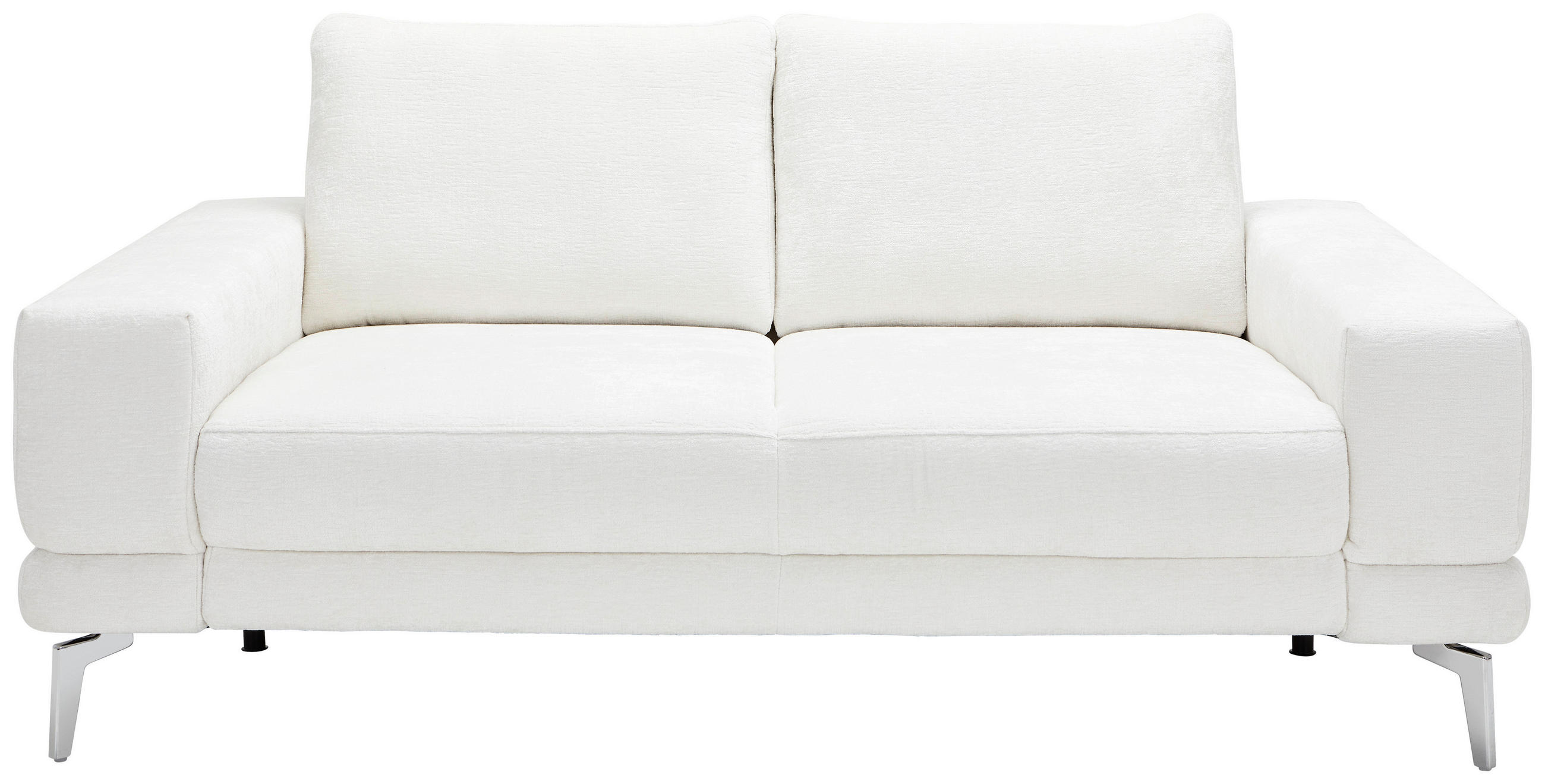 2,5-SITZER Chenille Naturfarben  - Naturfarben, KONVENTIONELL, Textil/Metall (180/83/106cm) - SetOne by Musterring