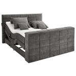 BOXSPRINGBETT 180/200 cm  in Dunkelgrau  - Dunkelgrau, KONVENTIONELL, Textil (180/200cm) - Carryhome
