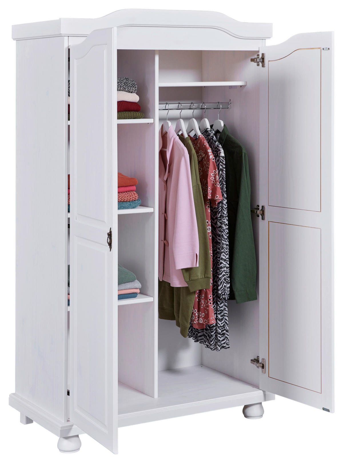 ORMAR S KLASIČNIM VRATIMA     - bijela, Lifestyle (104/180/56cm) - MID.YOU