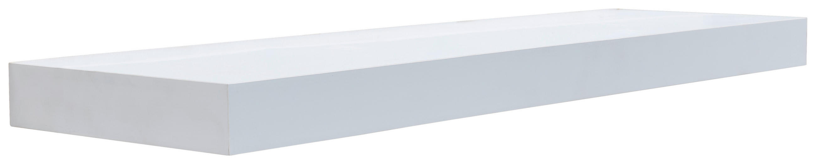 WANDBOARD Weiß  - Weiß, Basics, Holzwerkstoff (80/5/25cm) - Xora