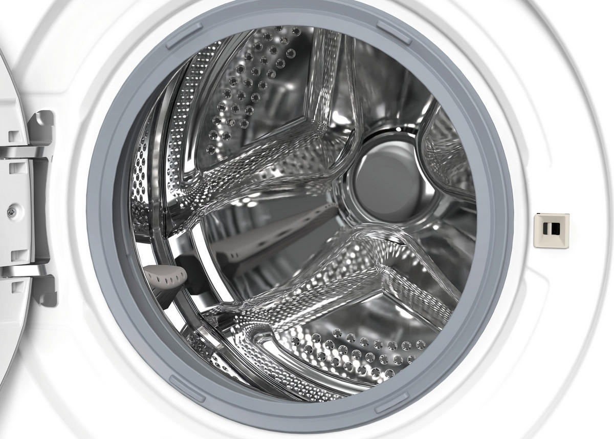 WASCHMASCHINE ES-NFA814BW1NA-DE   - Schwarz/Weiß, Trend, Kunststoff (59,7/84,5/52,7cm)