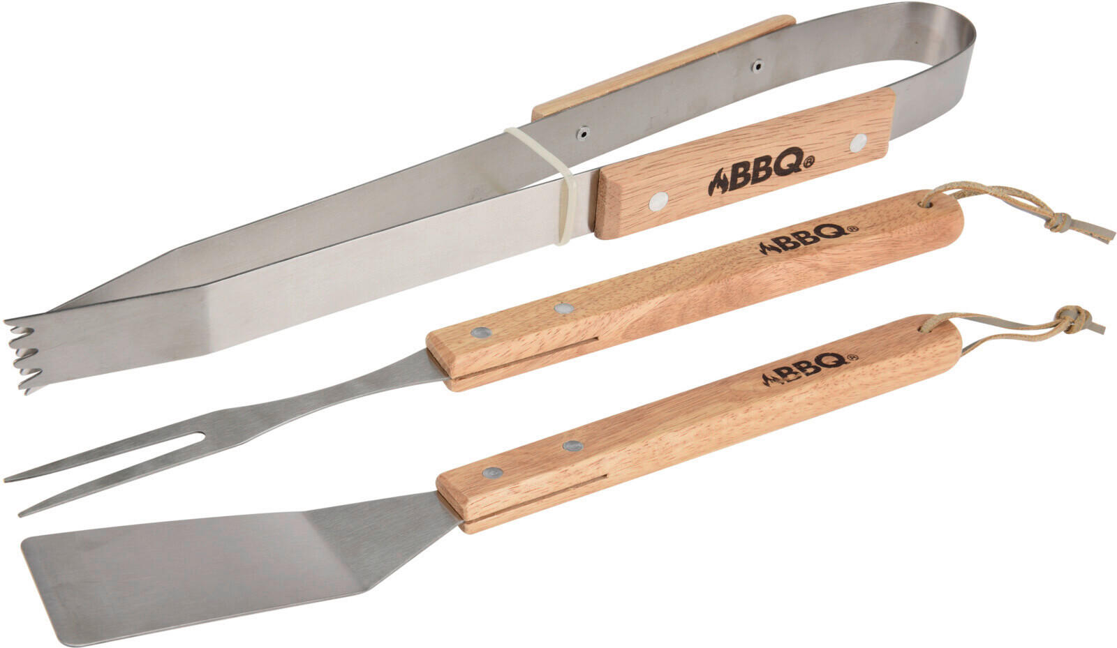 PRIBOR ZA ROŠTILJ - Basics, drvo/metal (36,5/6/3,5cm)