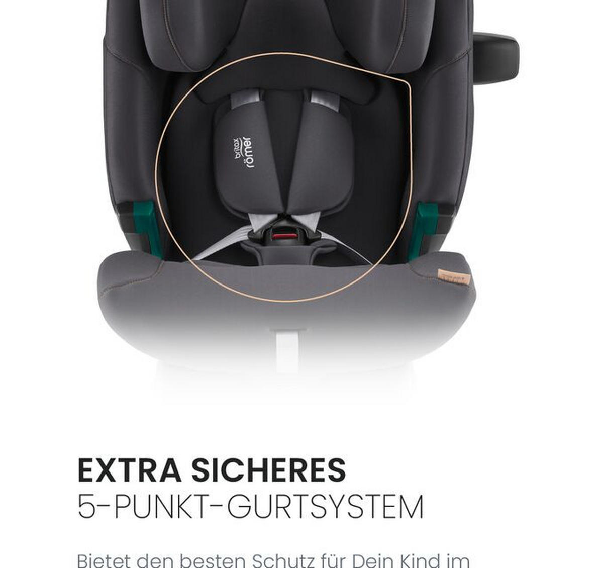 KINDERAUTOSITZ Advansafix Pro  - Greige/Hellgrau, Basics, Kunststoff/Textil (44/60/48cm) - Britax Römer