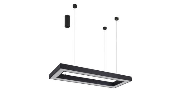 LED-HÄNGELEUCHTE 100/40/120 cm  - Schwarz, Trend, Kunststoff/Metall (100/40/120cm) - Novel