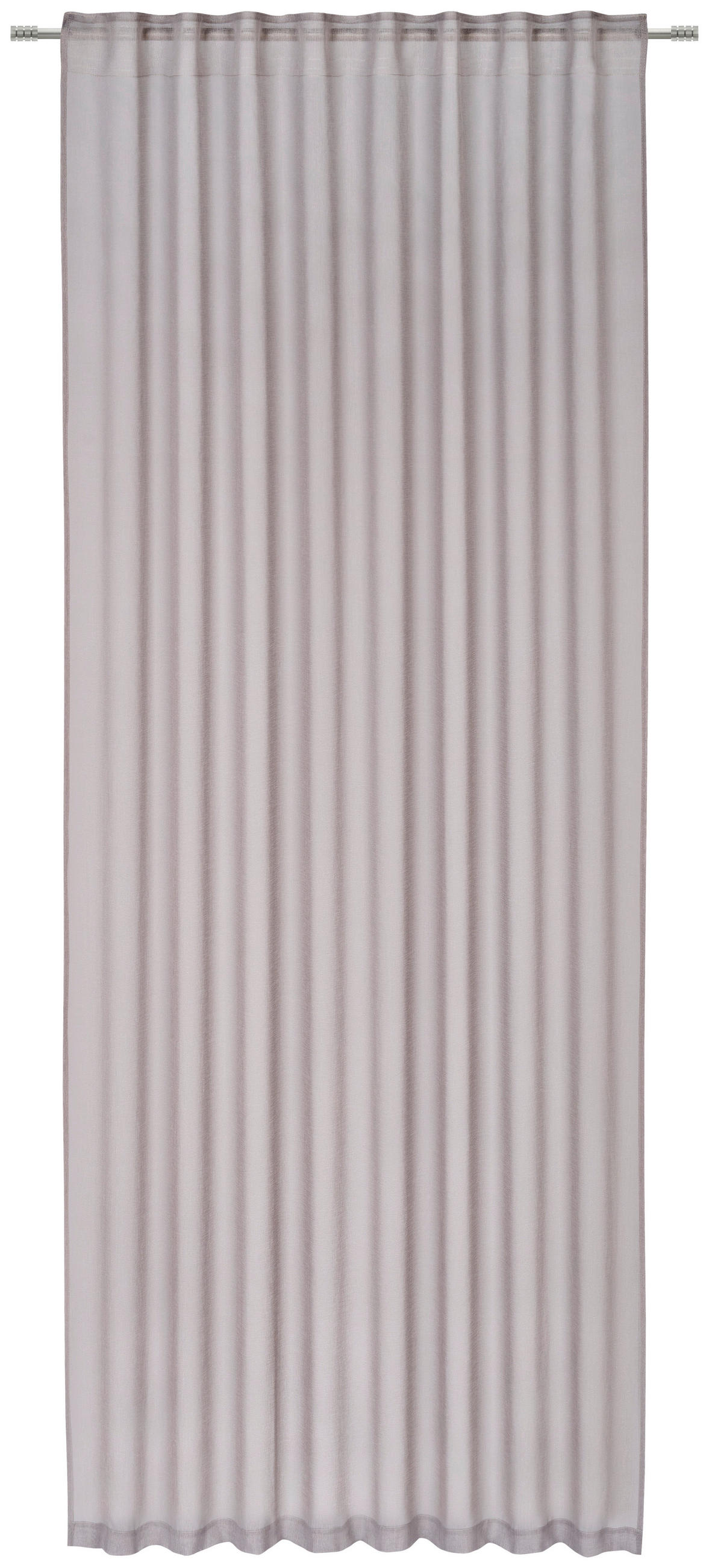 FERTIGVORHANG halbtransparent  - Taupe, Basics, Textil (135/255cm) - Esposa