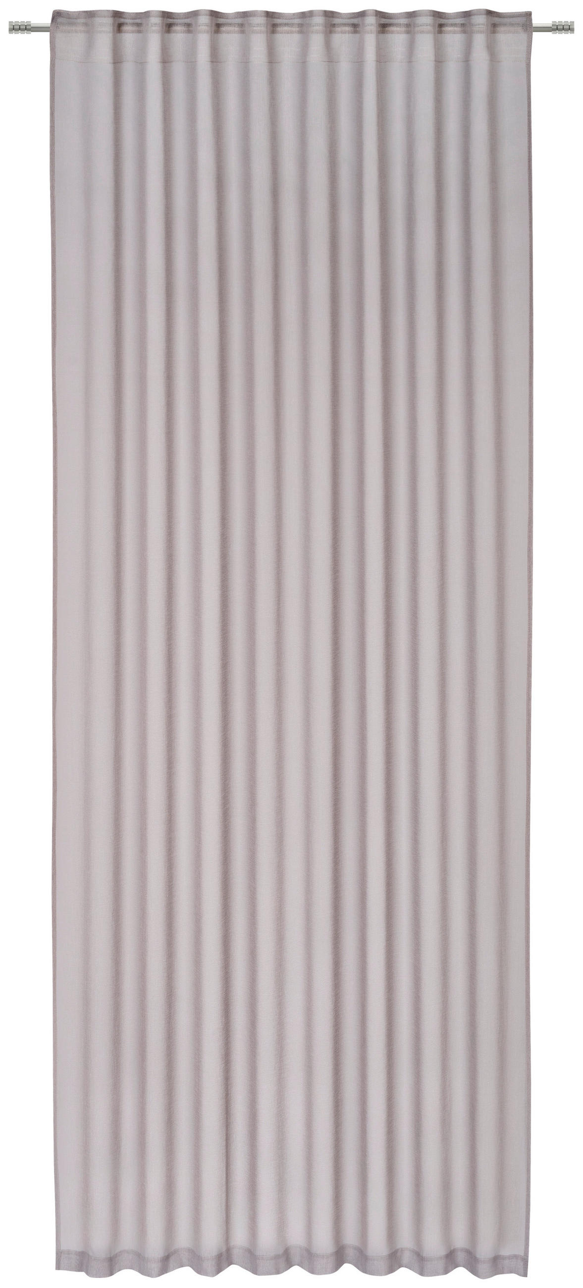 FERTIGVORHANG halbtransparent  - Taupe, Basics, Textil (135/255cm) - Esposa