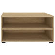 REGAL Eichefarben  - Eichefarben/Schwarz, KONVENTIONELL, Holzwerkstoff/Kunststoff (91/45/40cm) - Hom`in