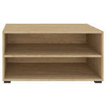 REGAL Eichefarben  - Eichefarben/Schwarz, KONVENTIONELL, Holzwerkstoff/Kunststoff (91/45/40cm) - Hom`in