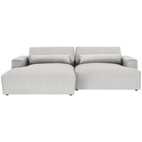 ECKSOFA Struktur Naturfarben  - Schwarz/Naturfarben, Design, Kunststoff/Textil (187/267cm) - Stylife