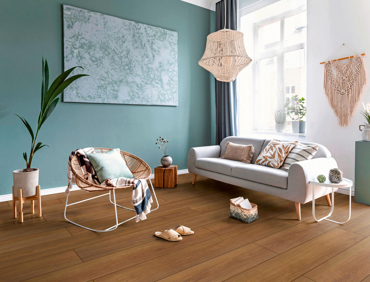 LAMINATBODEN Superior Standard plus  - Eichefarben, KONVENTIONELL, Holz (138.0/19.3/0.7cm)