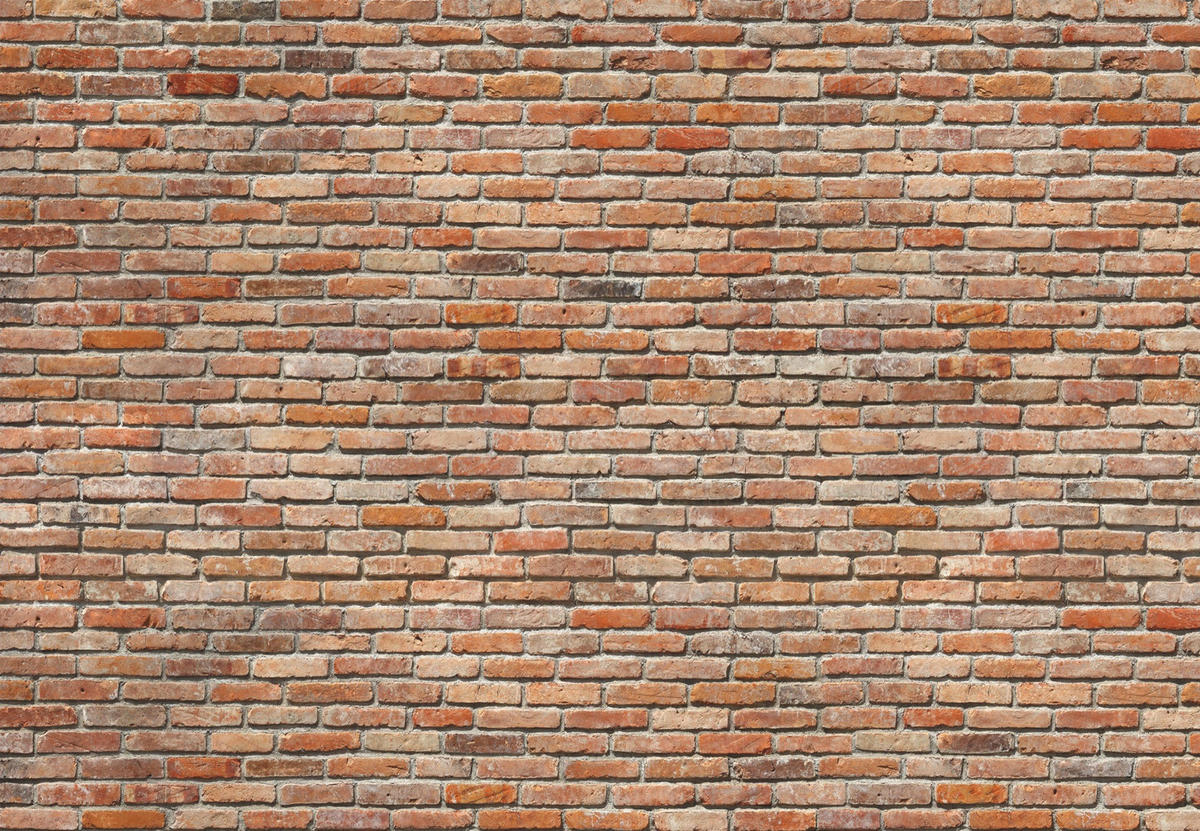 FOTOTAPETE Backstein  - Terracotta, KONVENTIONELL, Papier (368/254cm) - Komar