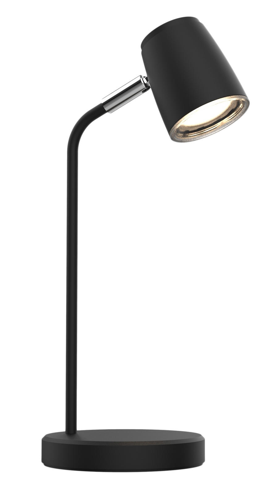 LED STOLNÁ LAMPA, 14/14/35 cm - čierna, Basics, kov/plast (14/14/35cm)