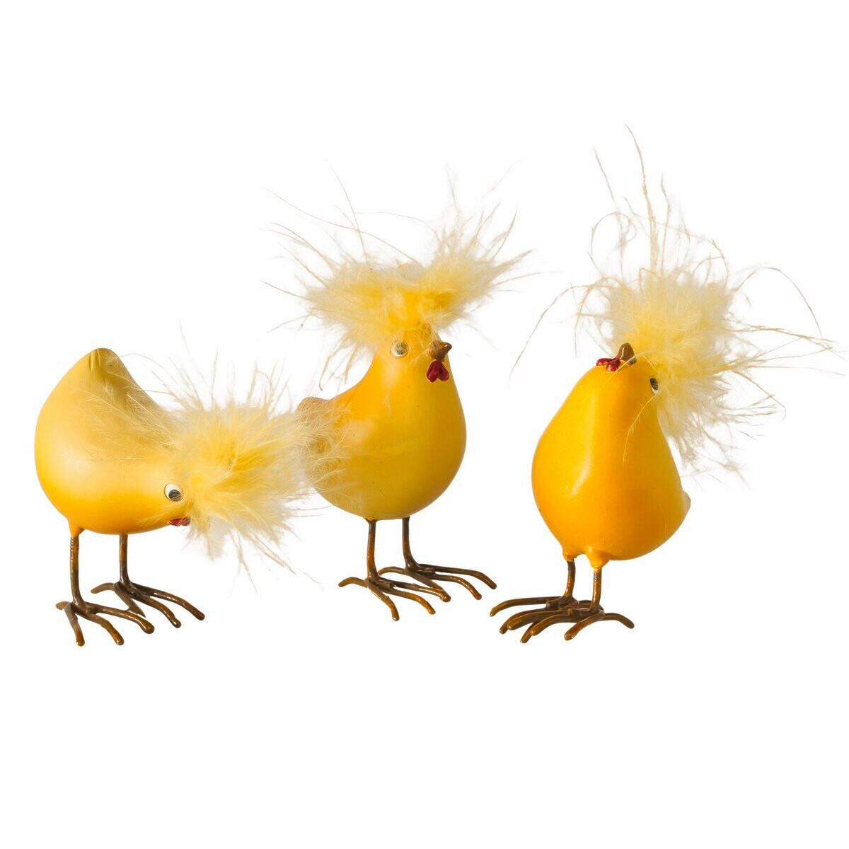 DEKOHUHN - Gelb, LIFESTYLE, Kunststoff (4/3/5.5cm)