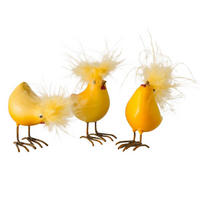 DEKOHUHN - Gelb, LIFESTYLE, Kunststoff (4/3/5.5cm)