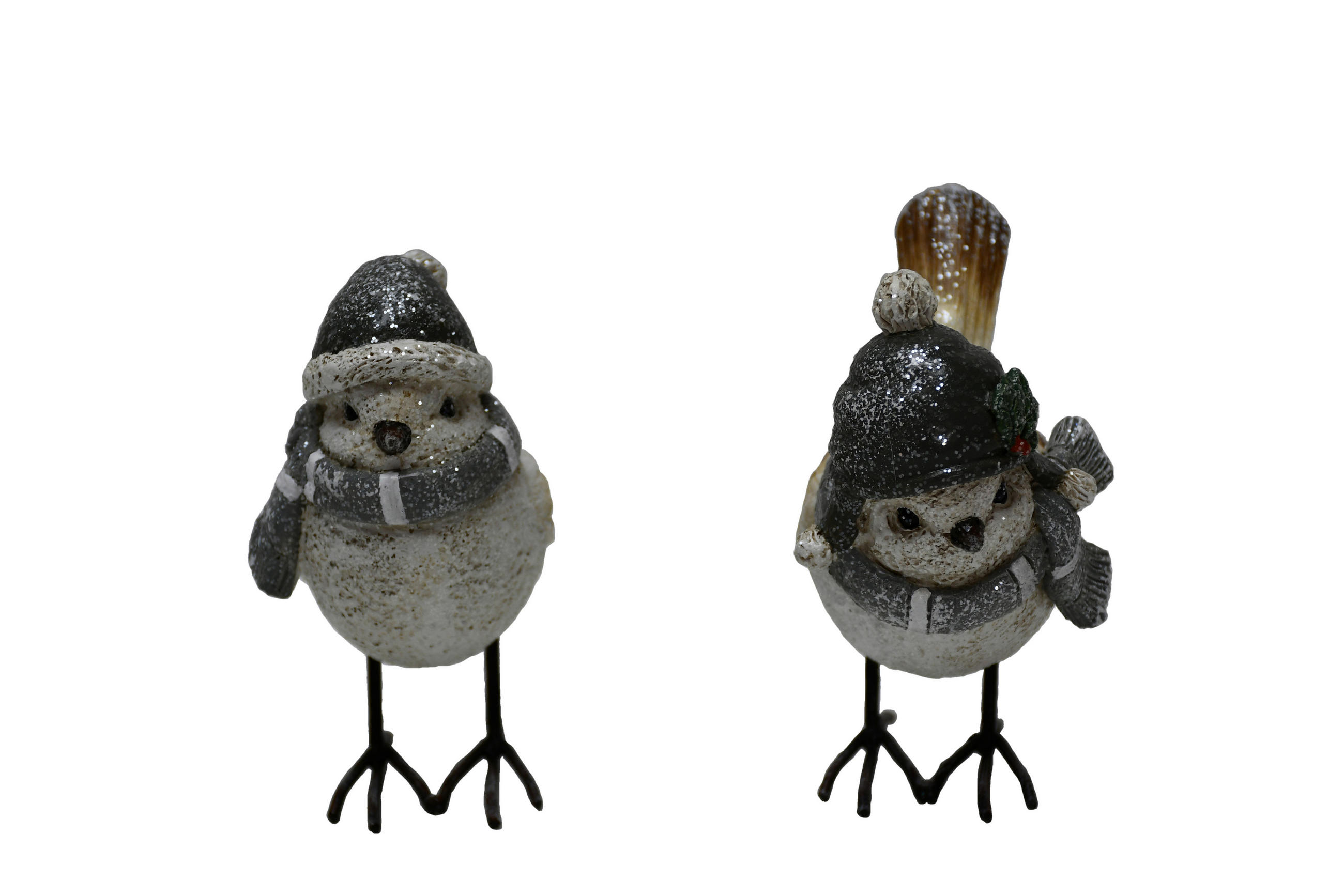 DEKOR MADÁR - többszínű, Lifestyle, műanyag/fém (6,5/12/11cm) - X-Mas