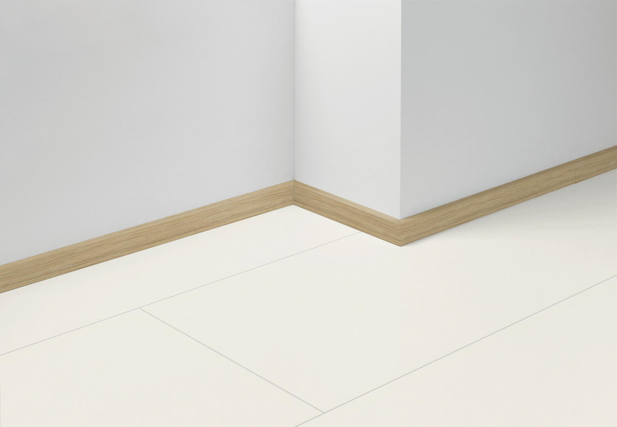 SOCKELLEISTE - Hellbraun/Eichefarben, Basics, Holzwerkstoff (220/1,6/4cm) - Parador