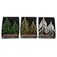 BOŽIĆNI BOR DEKORATIVNI - zelena, Basics, plastika (17/8/21cm) - X-Mas