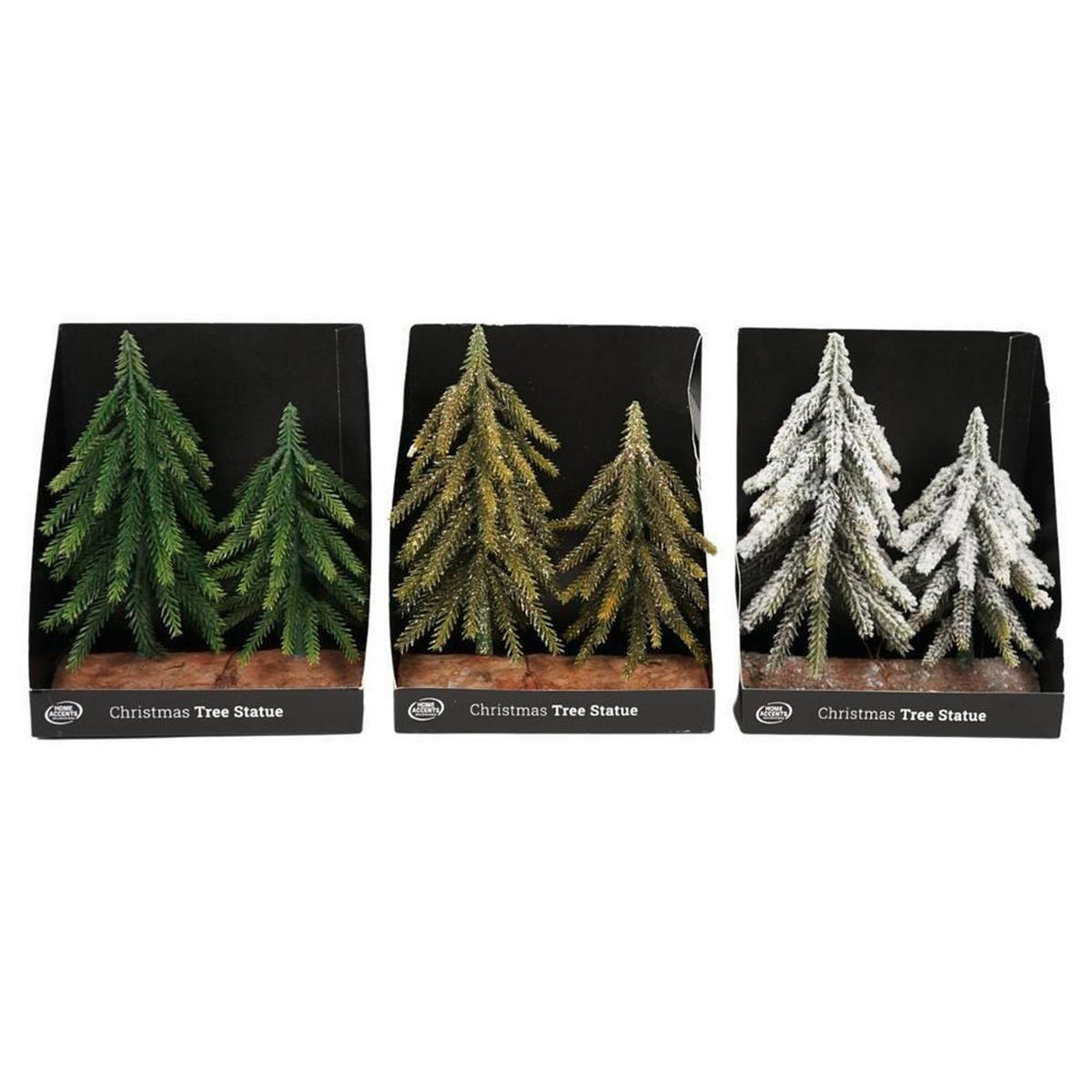 BOŽIĆNI BOR DEKORATIVNI - zelena, Basics, plastika (17/8/21cm) - X-Mas