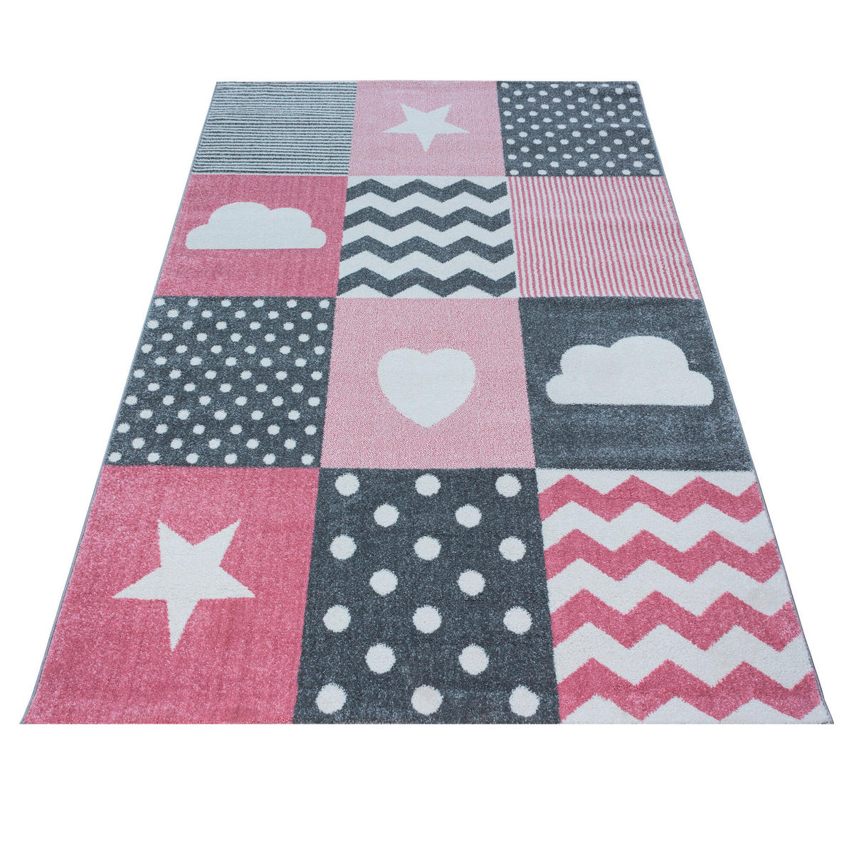 KINDERTEPPICH 200/290 cm Kids Herz  - Pink, Trend, Textil (200/290cm) - Ben'n'jen