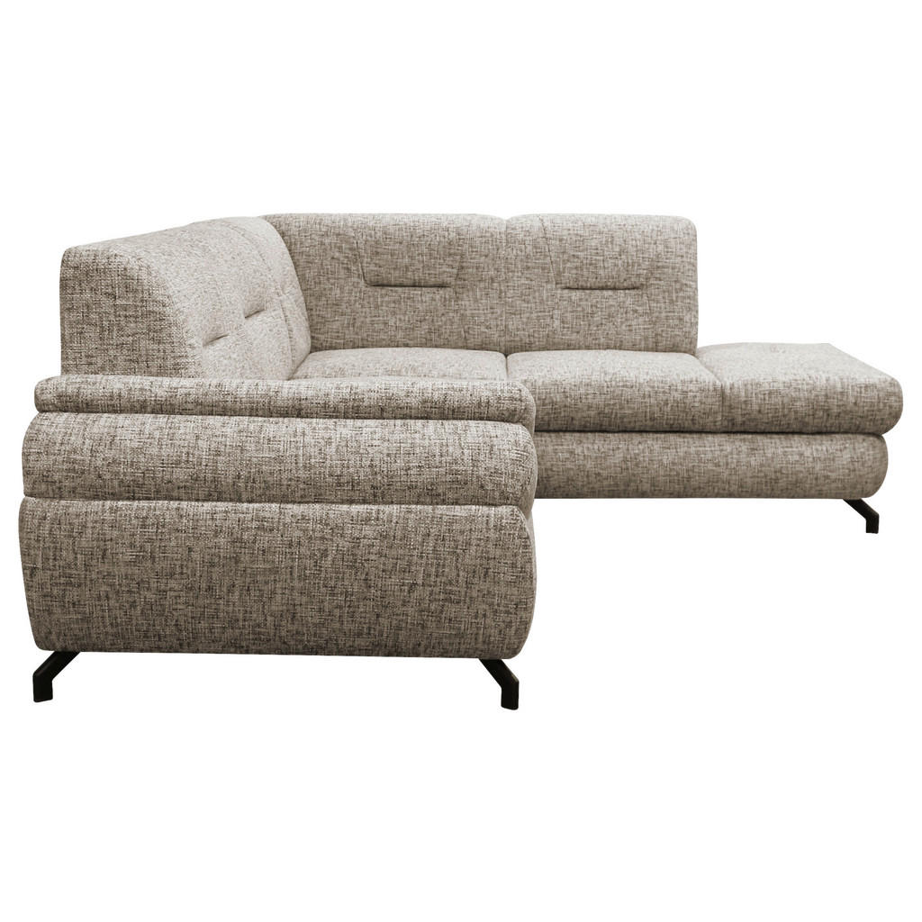 Thumbnail - Mid.you Ecksofa Imo, Hellbraun, Textil, 3-Sitzer, Füllung: Schaumstoff, 274x201 cm, Made in EU, Wohnzimmer, Sofas & Couc...