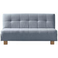 SCHLAFSOFA Juice in Hellblau  - Naturfarben/Hellblau, Design, Holz/Textil (165/92/102cm) - Novel