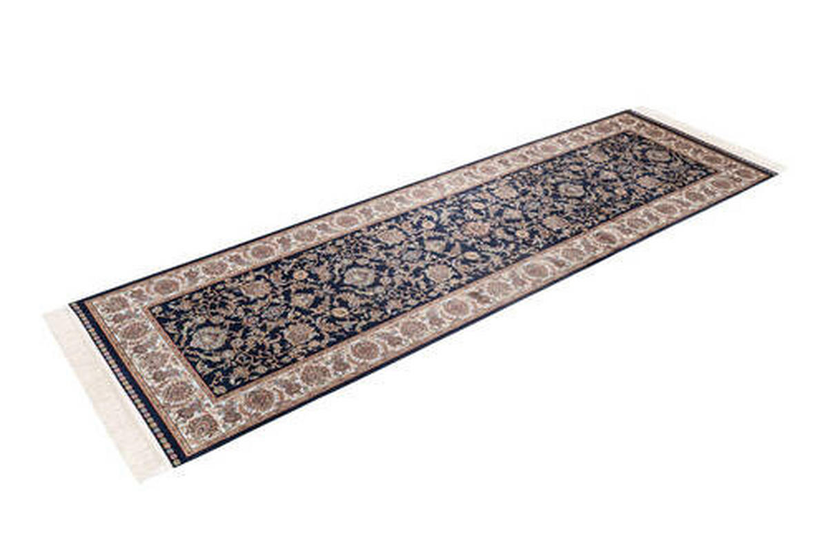 TRAVERSĂ - albastru/crem, Design, textil (80/250cm)