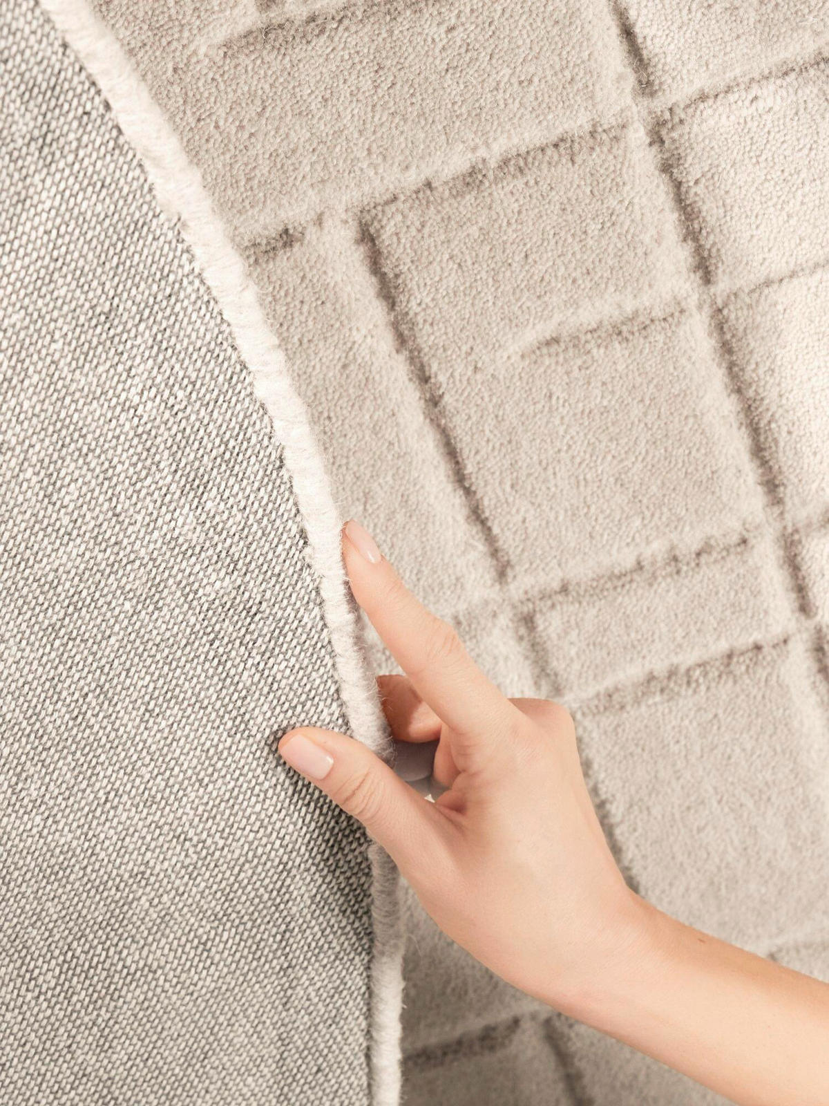 WOLLTEPPICH Wohnzimmer 200 cm Kollektion 1890 Kenso Beige rund  - Beige, Basics, Textil (200cm) - Villeroy & Boch