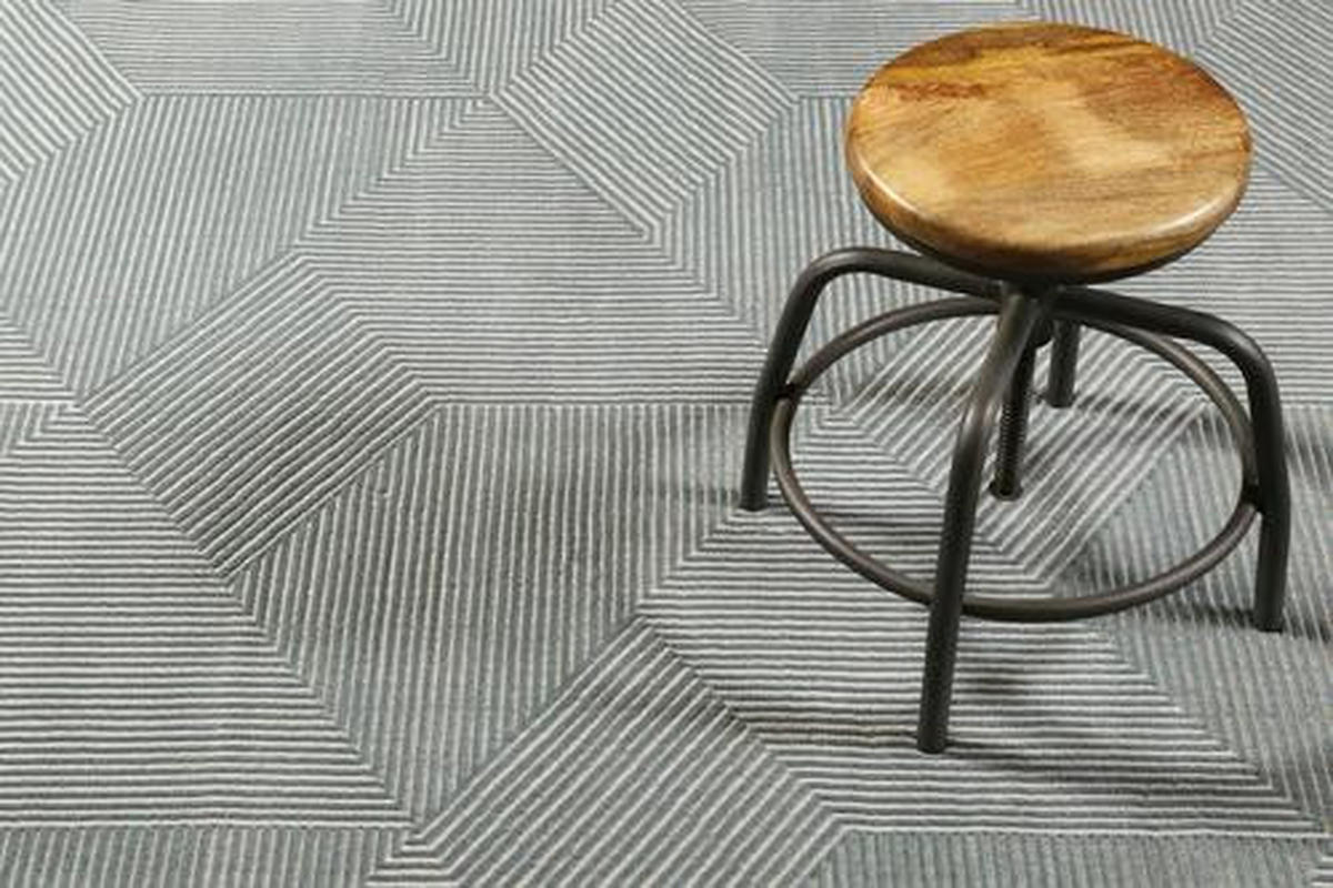 WEBTEPPICH 133/200 cm Velvet Groove Grau, Türkis  - Türkis/Grau, KONVENTIONELL, Textil (133/200cm) - Esprit