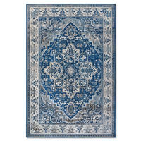 FLACHWEBETEPPICH  Wohnzimmer 160/235 cm Kollektion 1869 Creme, Blau rechteckig  - Blau/Creme, Design, Kunststoff/Textil (160/235cm) - Villeroy & Boch
