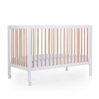 GITTERBETT  - Weiß/Baltimorefarben, Basics, Holz (122/74/120cm) - Childhome