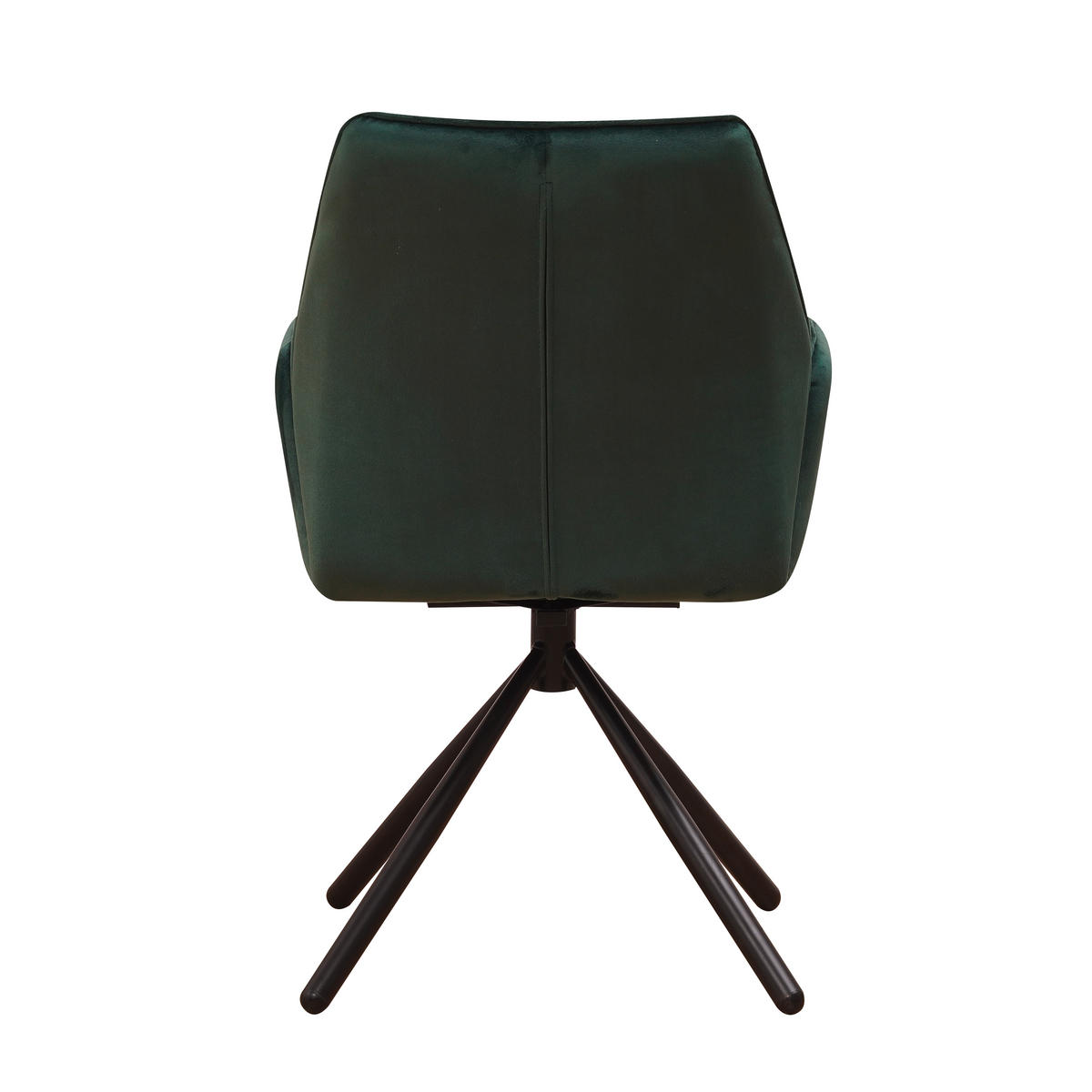SADA STOLIČIEK S PODRÚČKAMI 2 kus - čierna/zelená, Modern, kov/textil (57,5/92/52cm) - MID.YOU